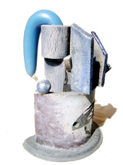 Raku Candle Stick